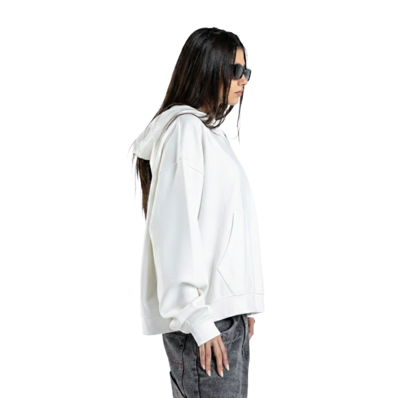 WHITE CORE HOODIE