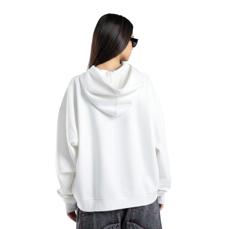 WHITE CORE HOODIE