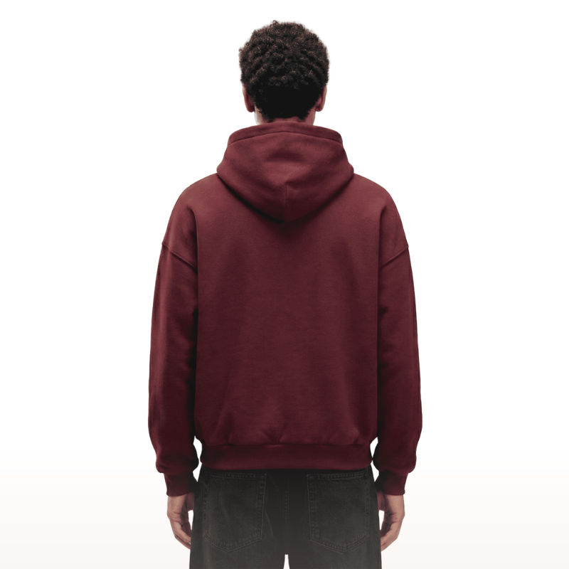 BURGUNDY CORE HOODIE
