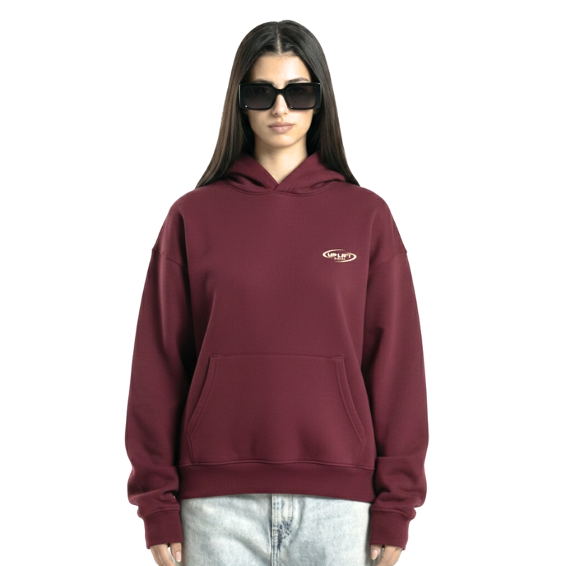 BURGUNDY CORE HOODIE