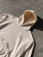 CAMO CORE BOXY HOODIE - Cream