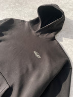 CAMO CORE BOXY HOODIE - Black