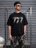 777 ARMY T-SHIRT - BLACK