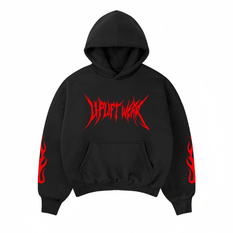 GOTHIC HOODIE - BLACK