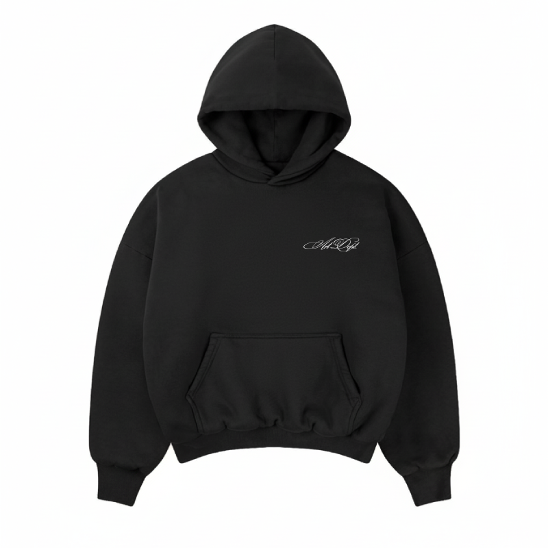 NO MORE FEELINGS HOODIE - BLACK