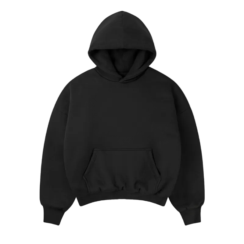 TWIN TIGERS HOODIE - BLACK