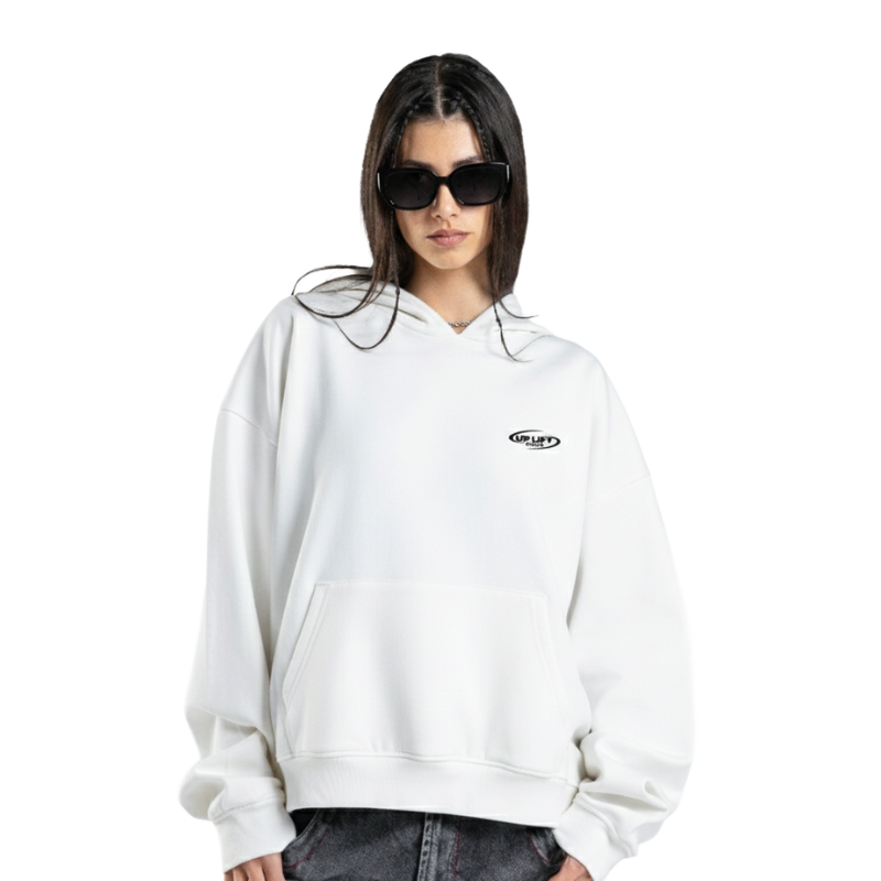 WHITE CORE HOODIE
