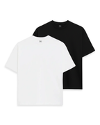 PAQUETE DIARIO DE CAMISETAS OVERSIZE EN BLANCO Y NEGRO