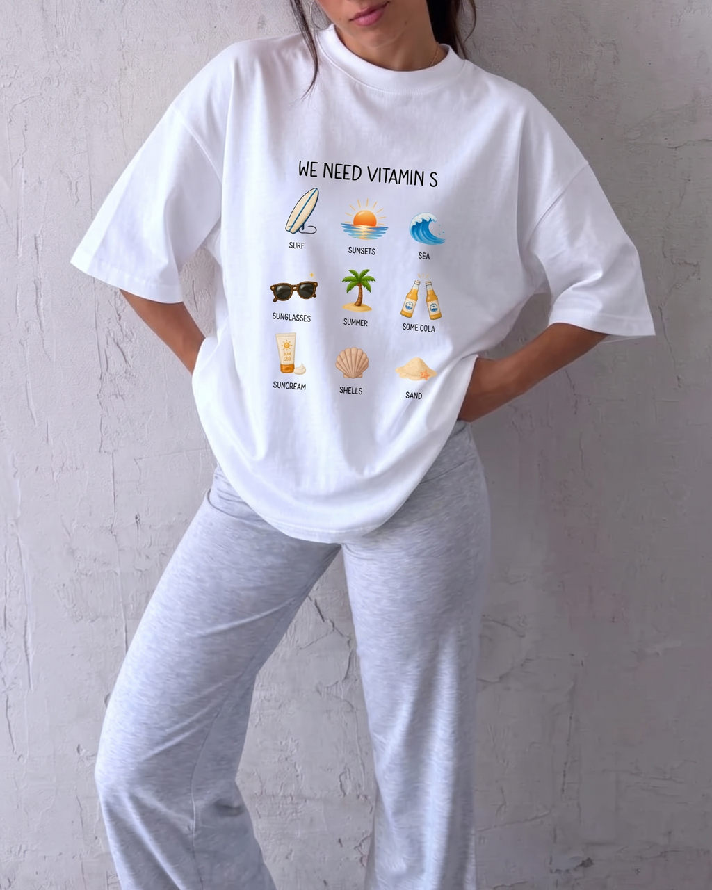 VACANT SHORE T-SHIRT - WHITE
