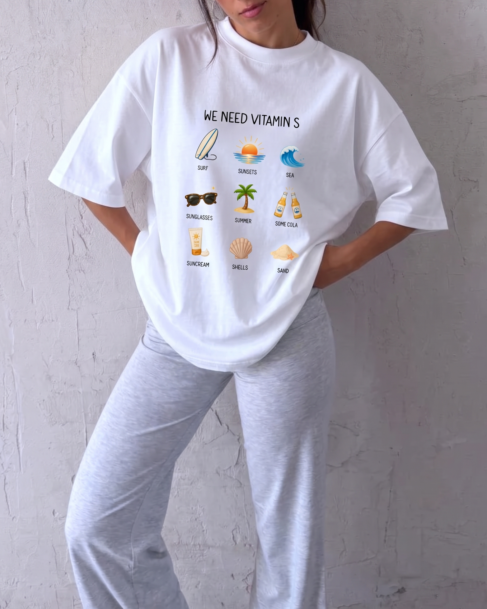 VACANT SHORE T-SHIRT - WHITE