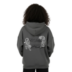 NO MORE FEELINGS HOODIE - Charcoal Grey