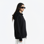 NO MORE FEELINGS HOODIE - BLACK