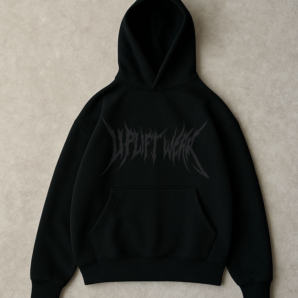 UPLIFT WEAR GOTHIC HOODIE.