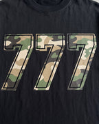 777 ARMY T-SHIRT - BLACK