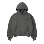 NO MORE FEELINGS HOODIE - Charcoal Grey
