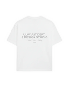 ULW® ART DEPT OVERSIZED TEE - WHITE