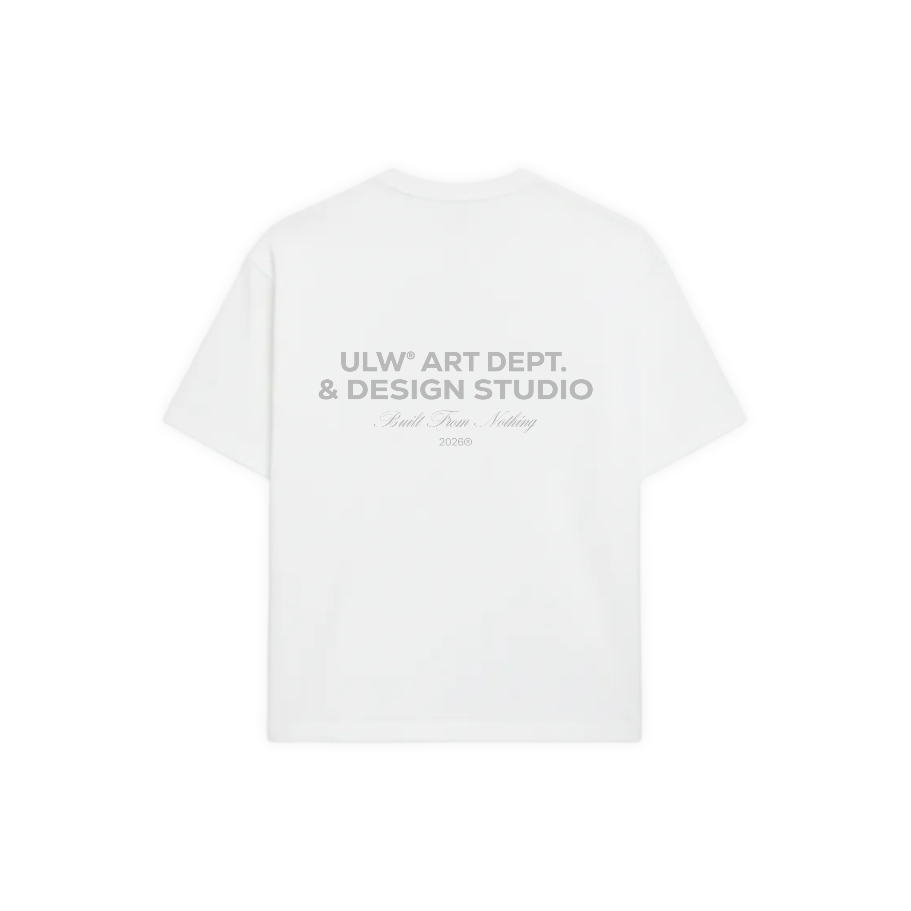 ULW® ART DEPT OVERSIZED TEE - WHITE