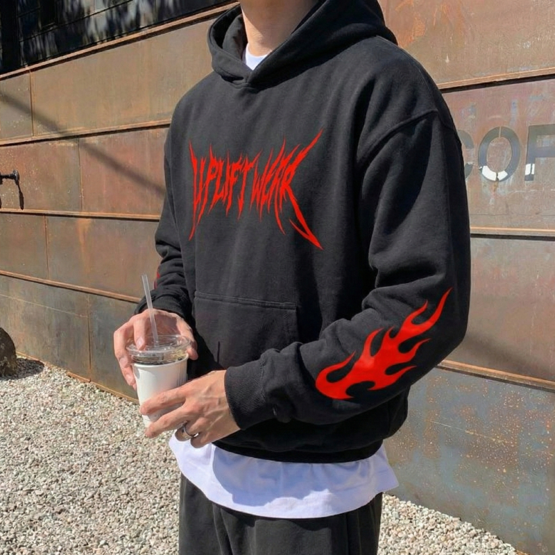 GOTHIC HOODIE - BLACK