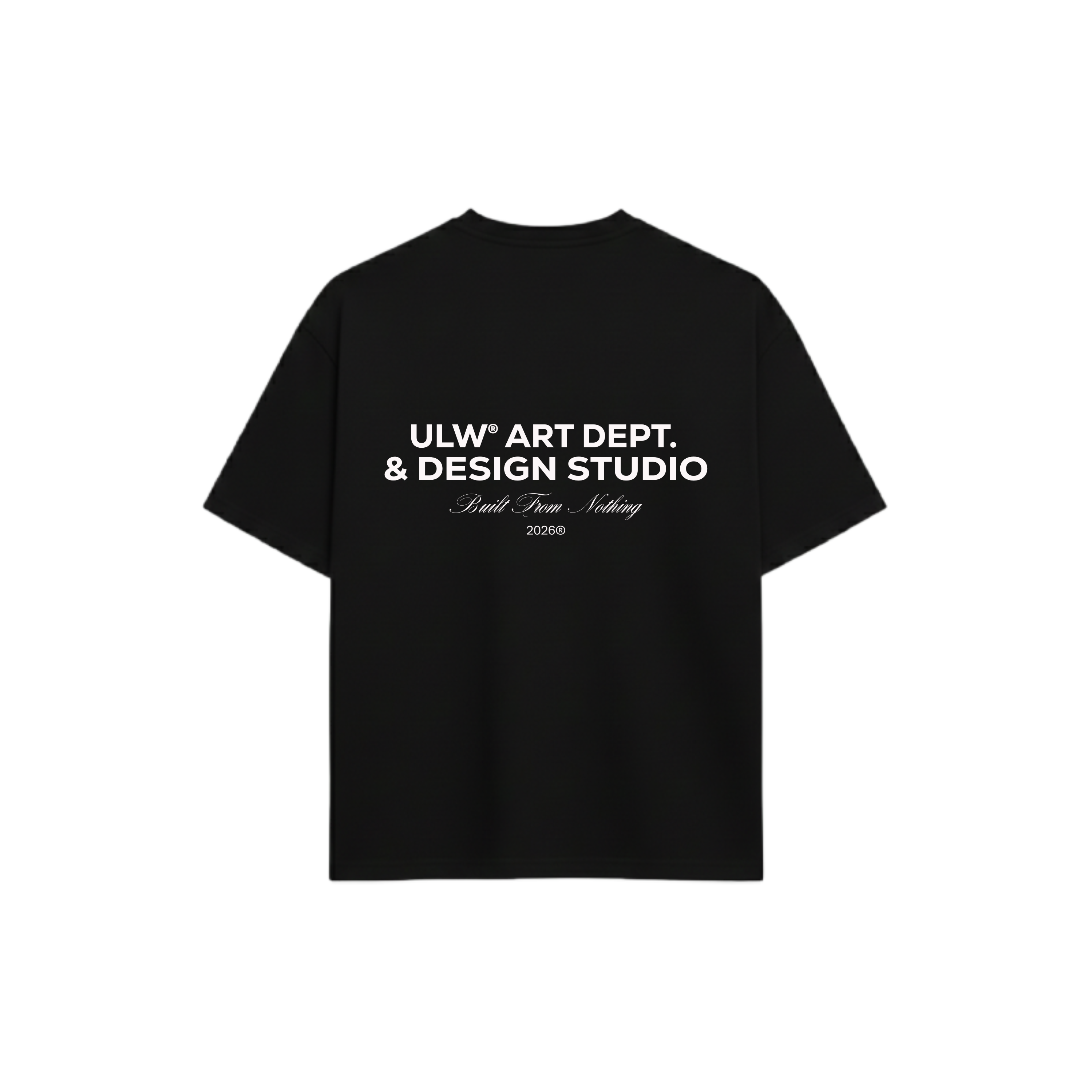 ULW® ART DEPT OVERSIZED TEE - BLACK