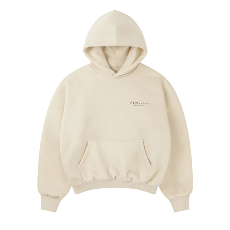 DESERT NOMAD BOXY HOODIE - Cream