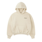 CAMO CORE BOXY HOODIE - Cream