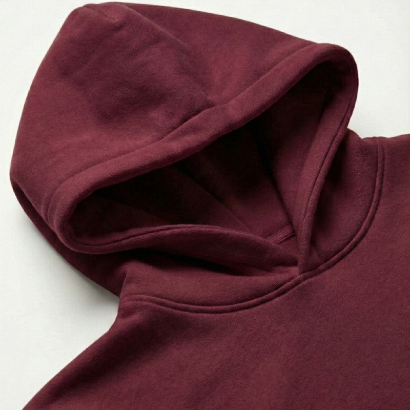 BURGUNDY CORE HOODIE