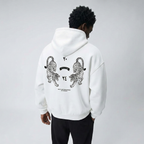 TWIN TIGERS HOODIE - WHITE
