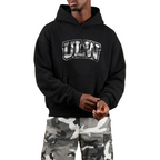 ULW CAMO HOODIE - BLACK