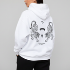 TWIN TIGERS HOODIE - WHITE