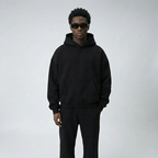 TWIN TIGERS HOODIE - BLACK