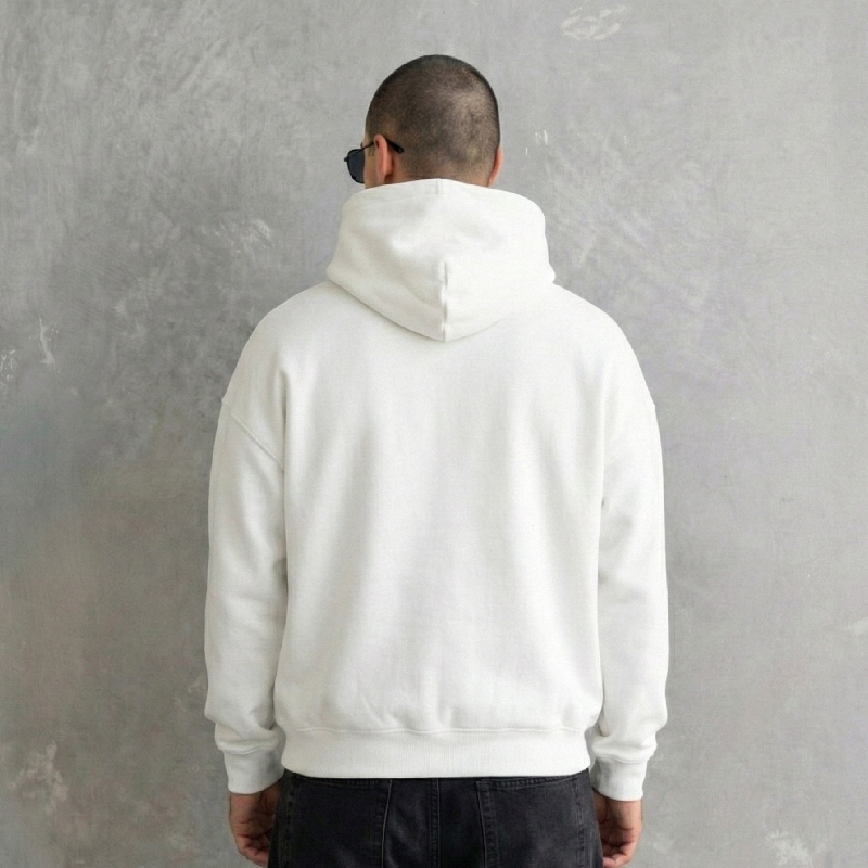WHITE CORE HOODIE
