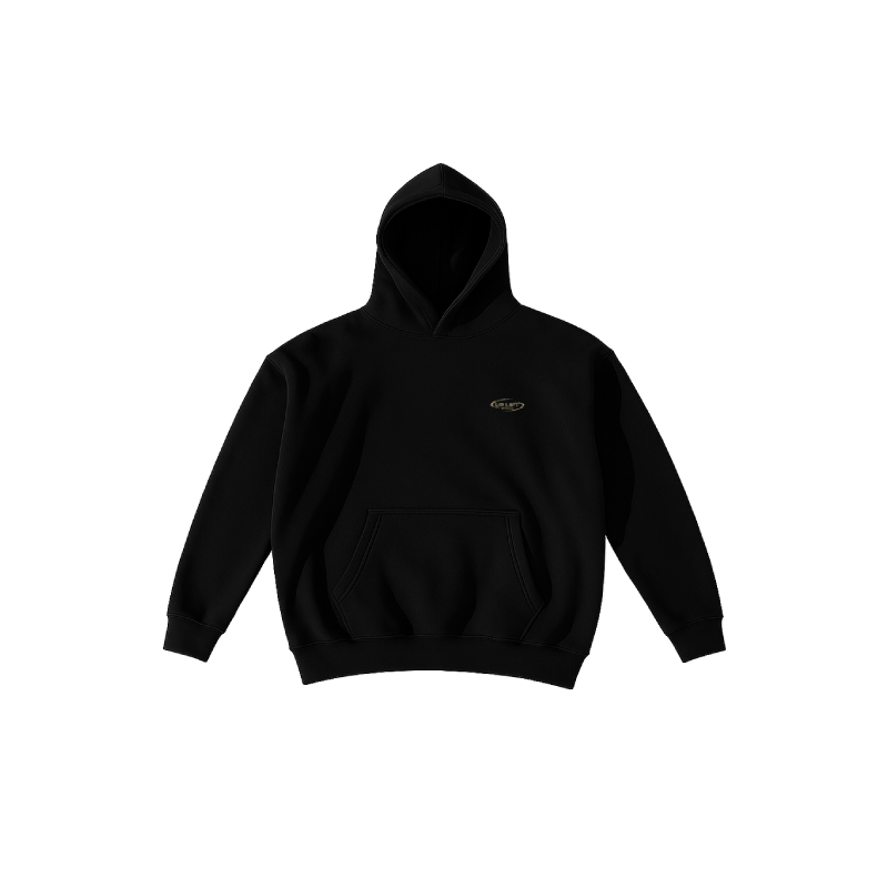 Camo Core Boxy Hoodie - Black