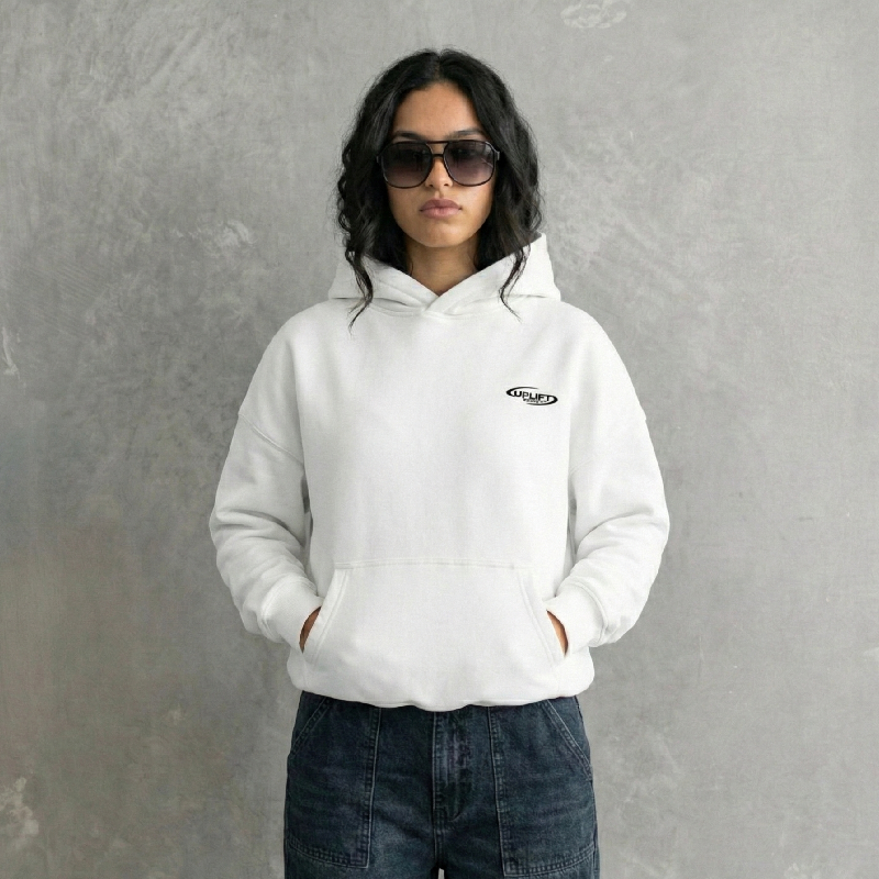WHITE CORE HOODIE