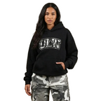 ULW CAMO HOODIE - BLACK