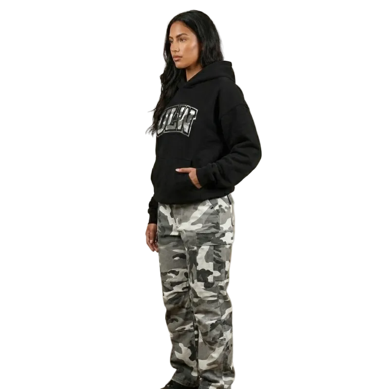ULW CAMO HOODIE - BLACK