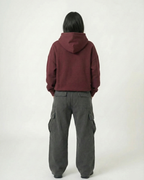 BURGUNDY CORE HOODIE