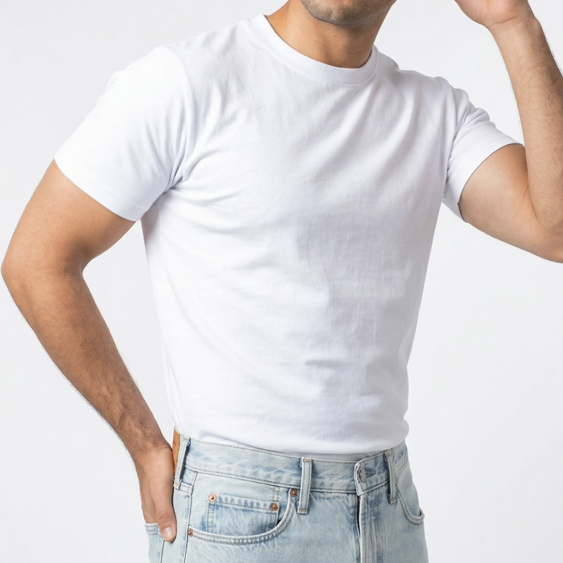 FITTED T-SHIRT - WHITE