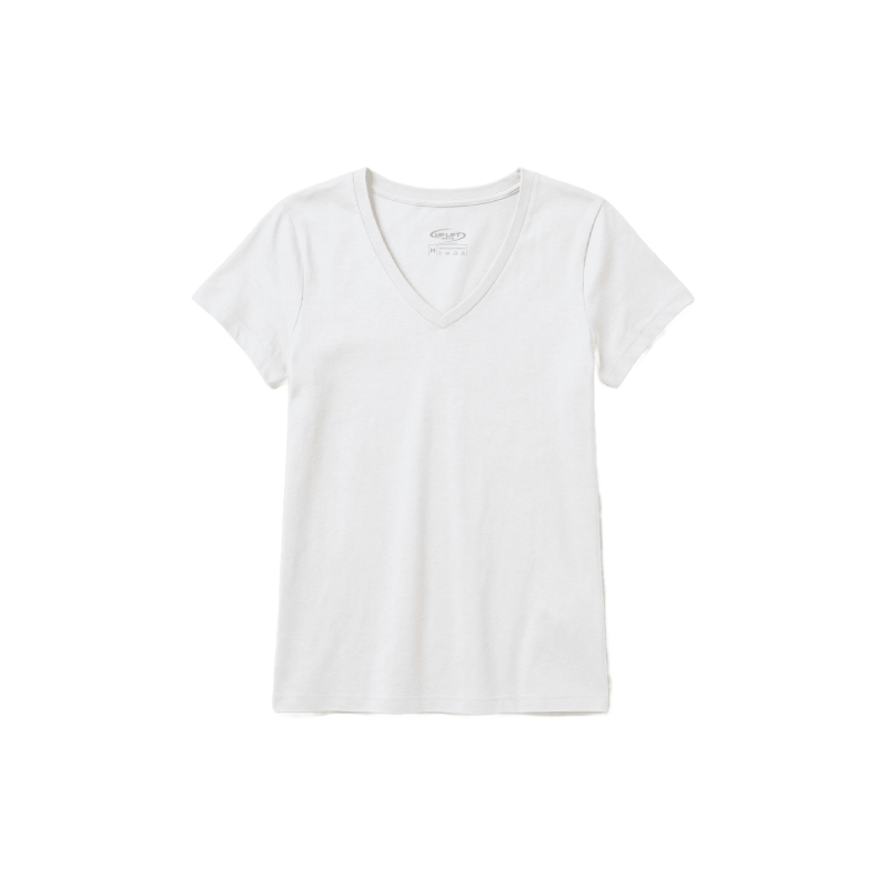 WOMEN'S V-NECK T-SHIRTS PACK - LIGHT BLUE & WHITE
