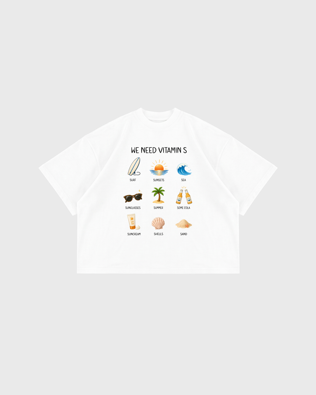 VACANT SHORE T-SHIRT - WHITE