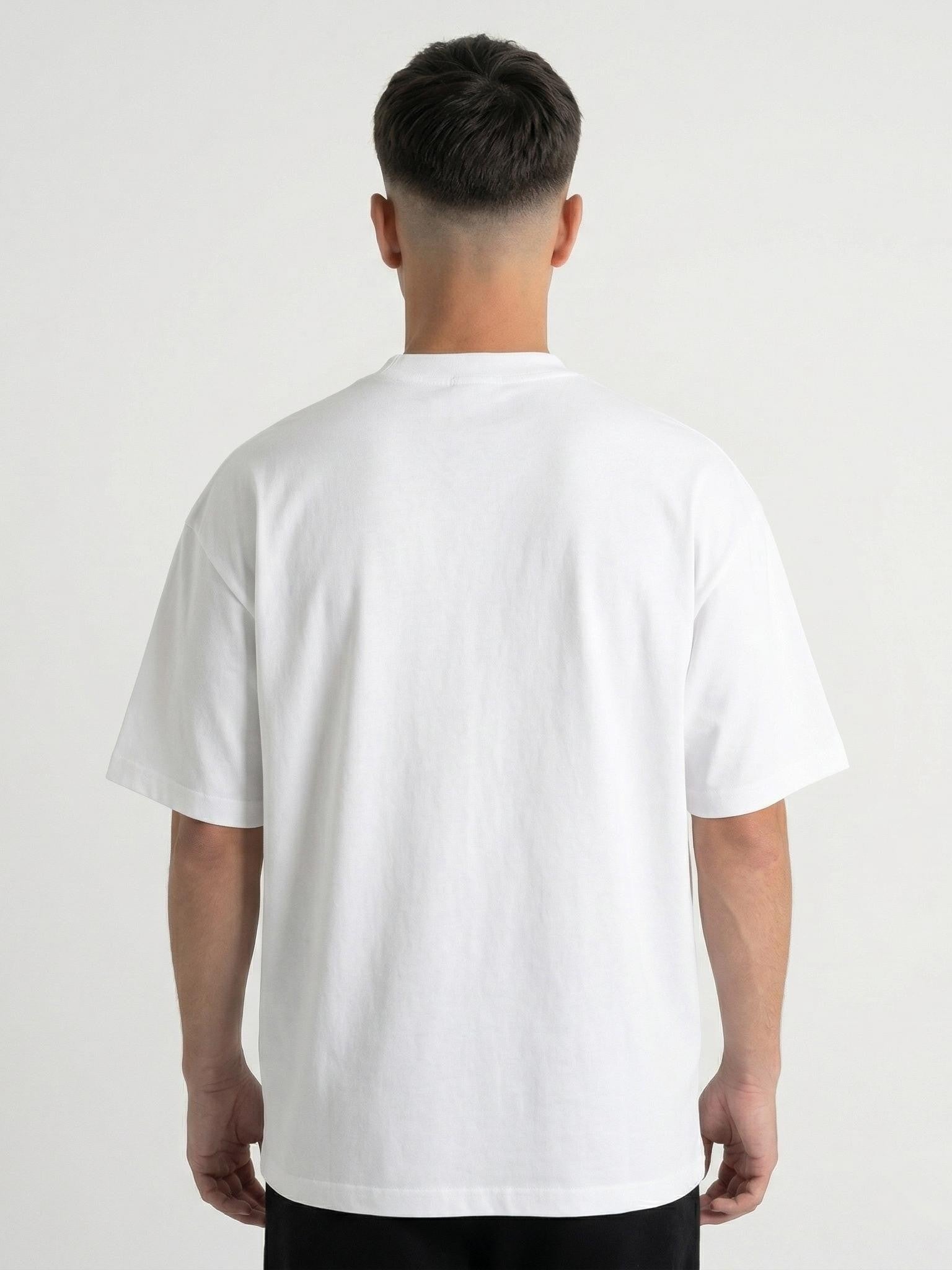 CAMISETA OVERSIZE DIARIA - BLANCO
