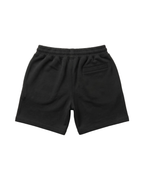 PANTALONES CORTOS DE FELPA CON LOGOTIPO SCRIPT – NEGRO