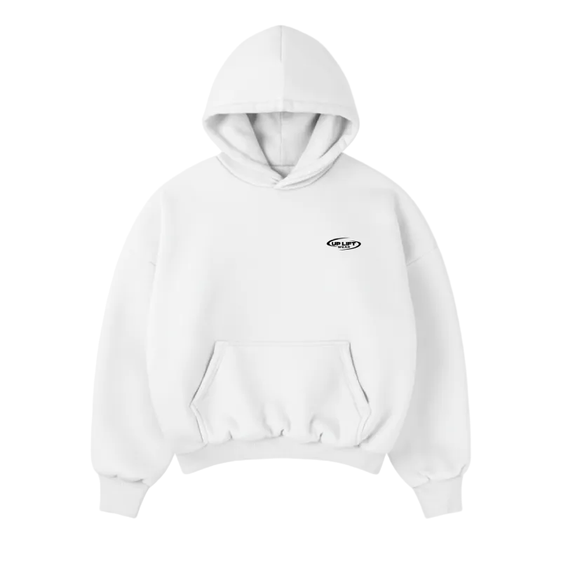 WHITE CORE HOODIE