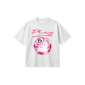CHROME PINK T-SHIRT - WHITE