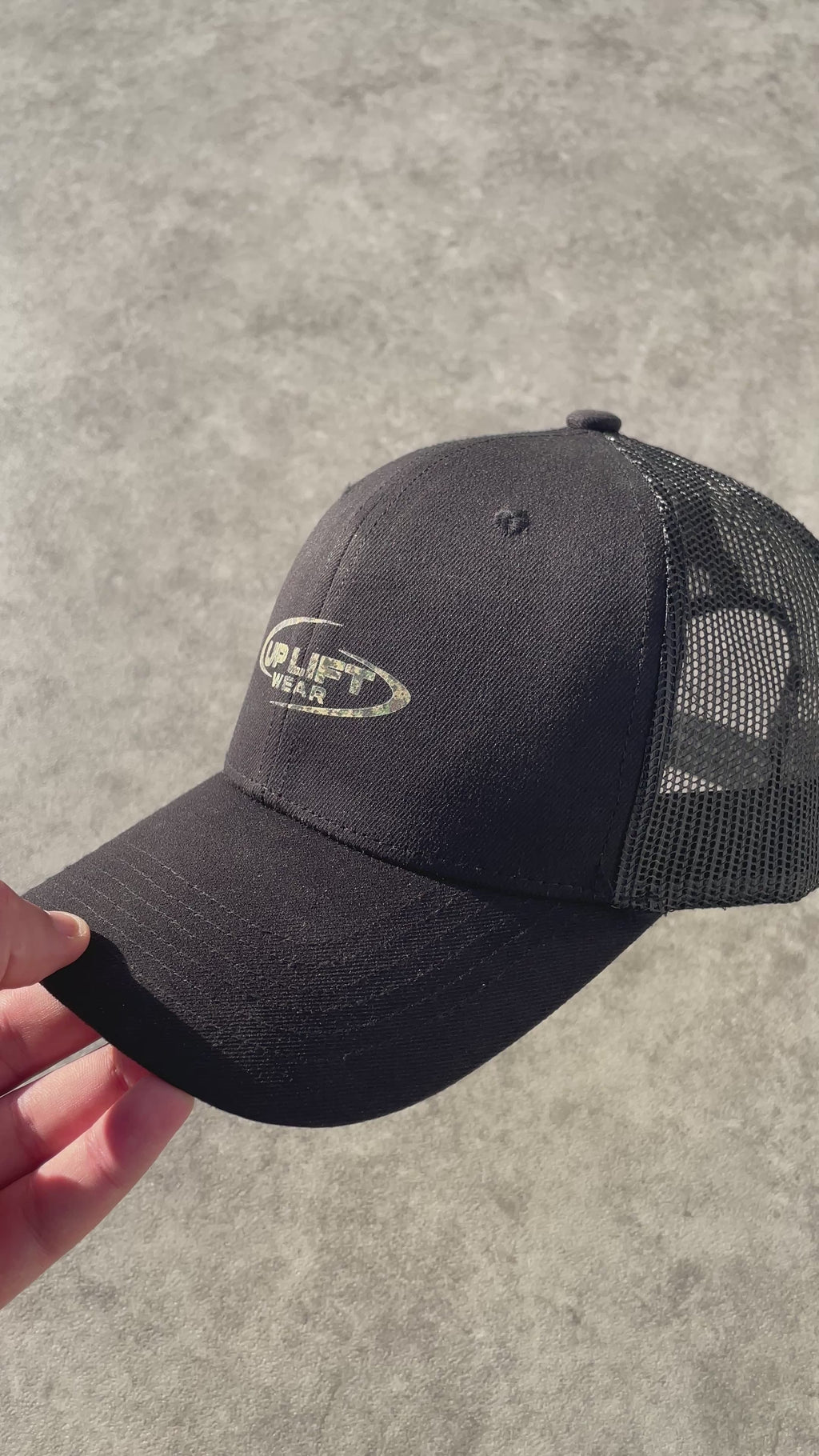 Camo Logo - Black Cap