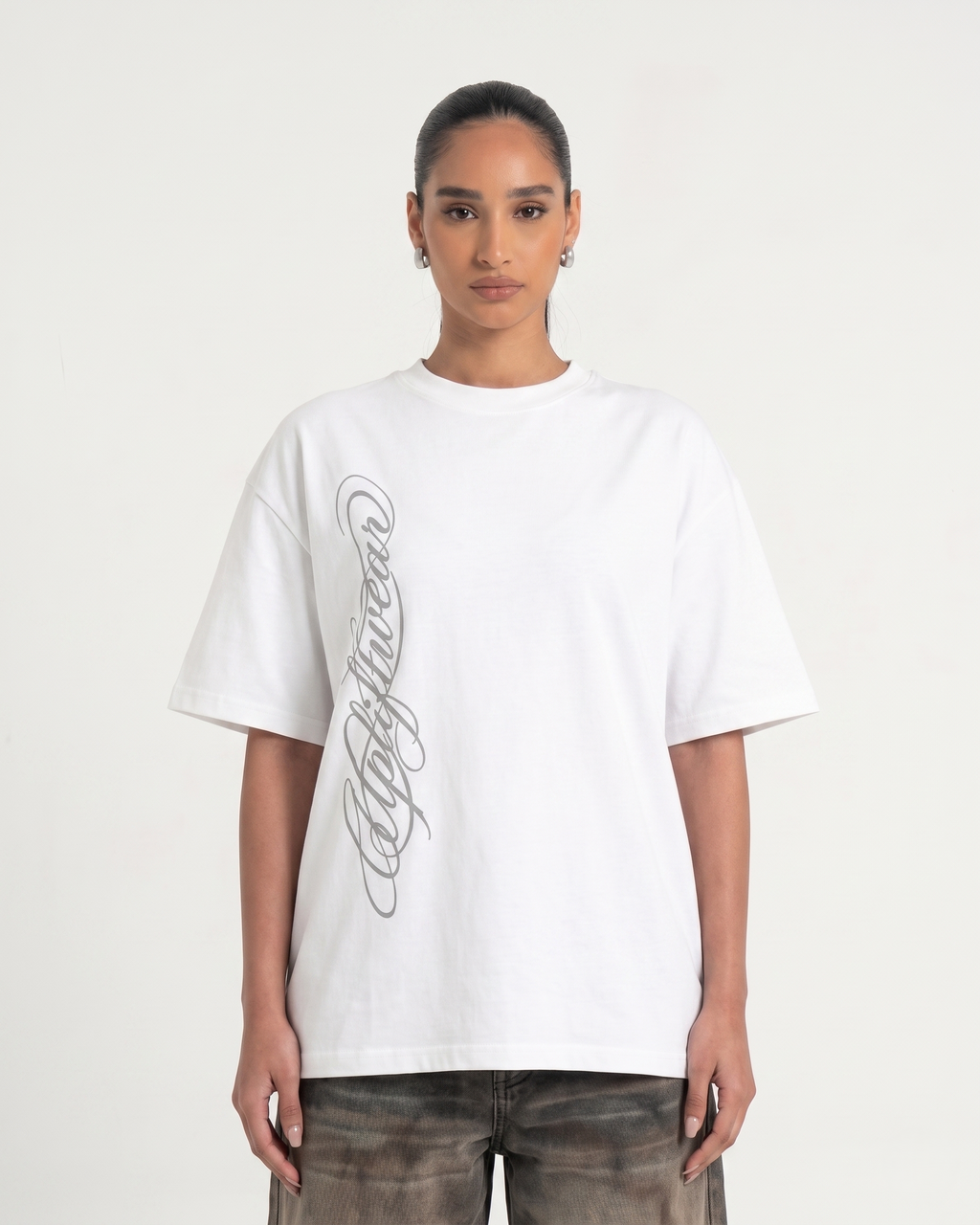SCRIPT T-SHIRT - WHITE