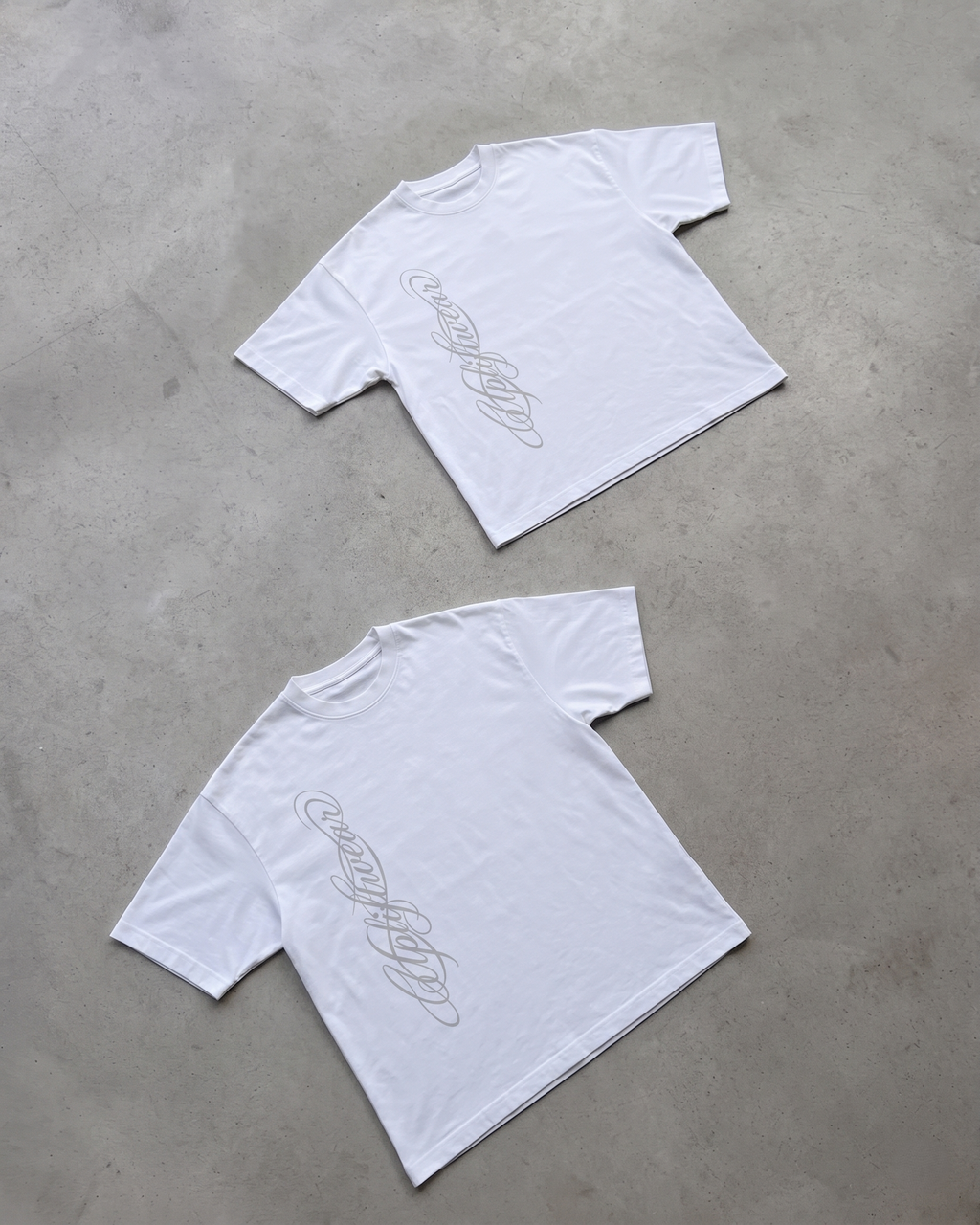 SCRIPT T-SHIRT - WHITE